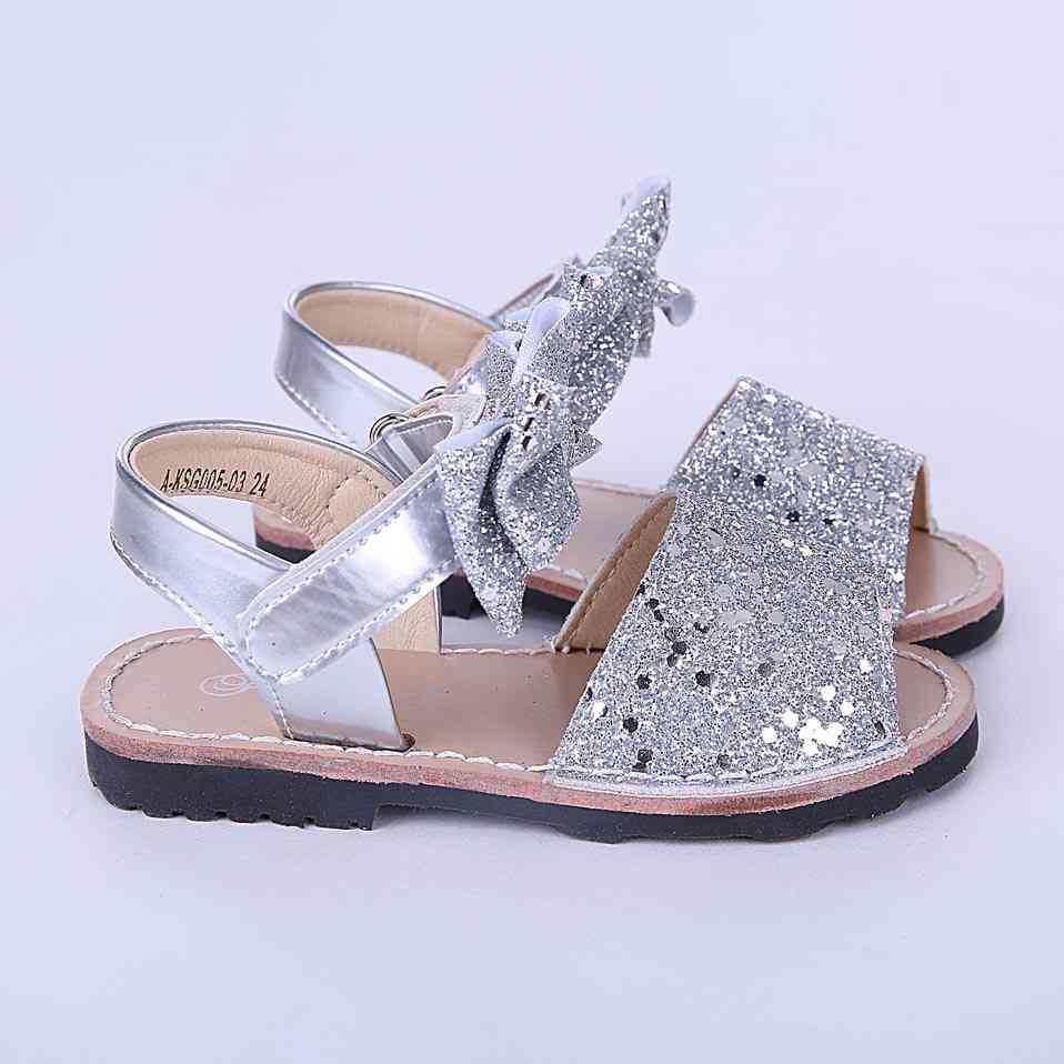 Original Marines Little girl silver sandals: for sale at 9.99€ on  Mecshopping.it